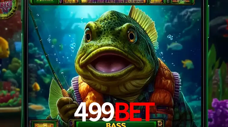 Personagem de peixe pescador do popular jogo de slot com tema de pescaria, uma das emocionantes opções de caça-níqueis para jogar e ganhar no cassino 499bet.